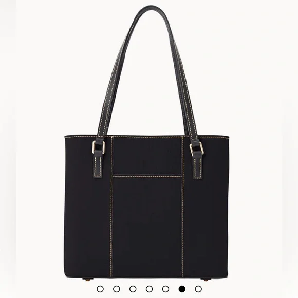 Brand new!! Dooney & Bourke small Lexington tote in black in bag w/ dust bag - Picture 3 of 11